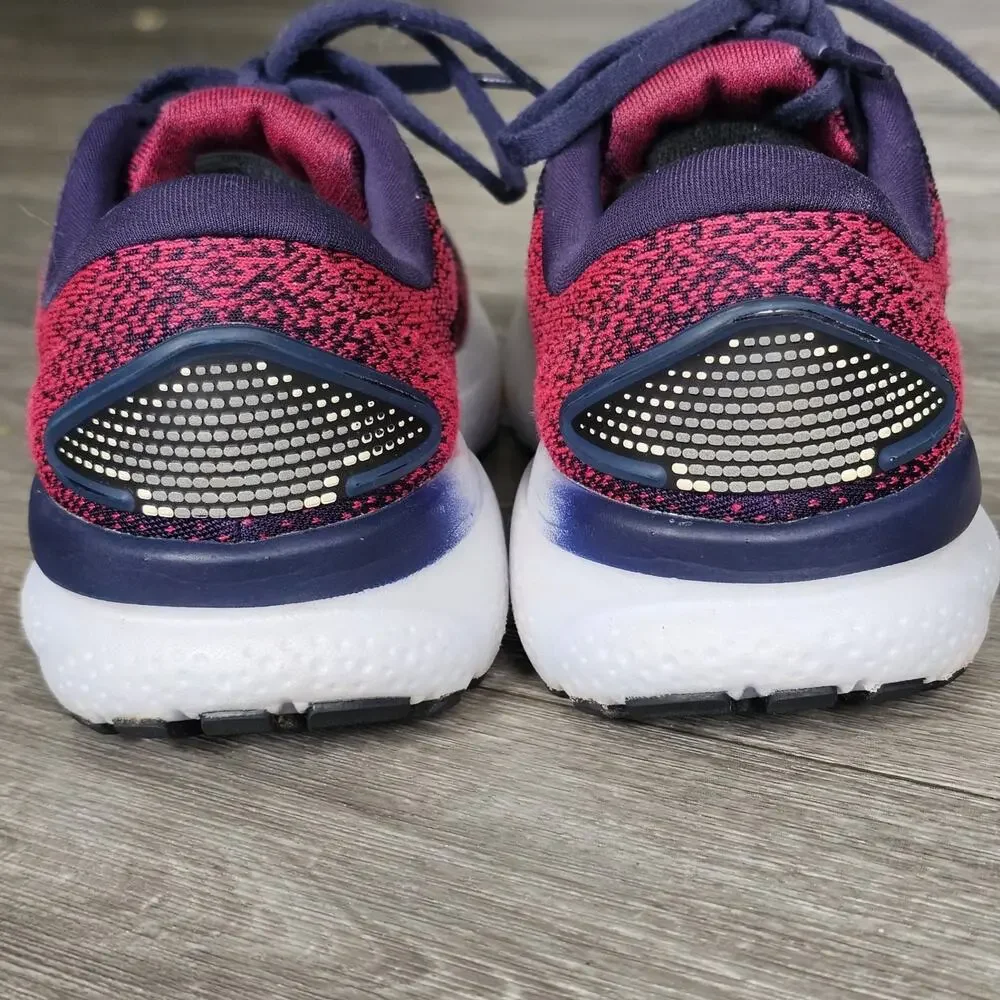 Brooks Ghost Women's Navy Purple and Pink Running Sneakers